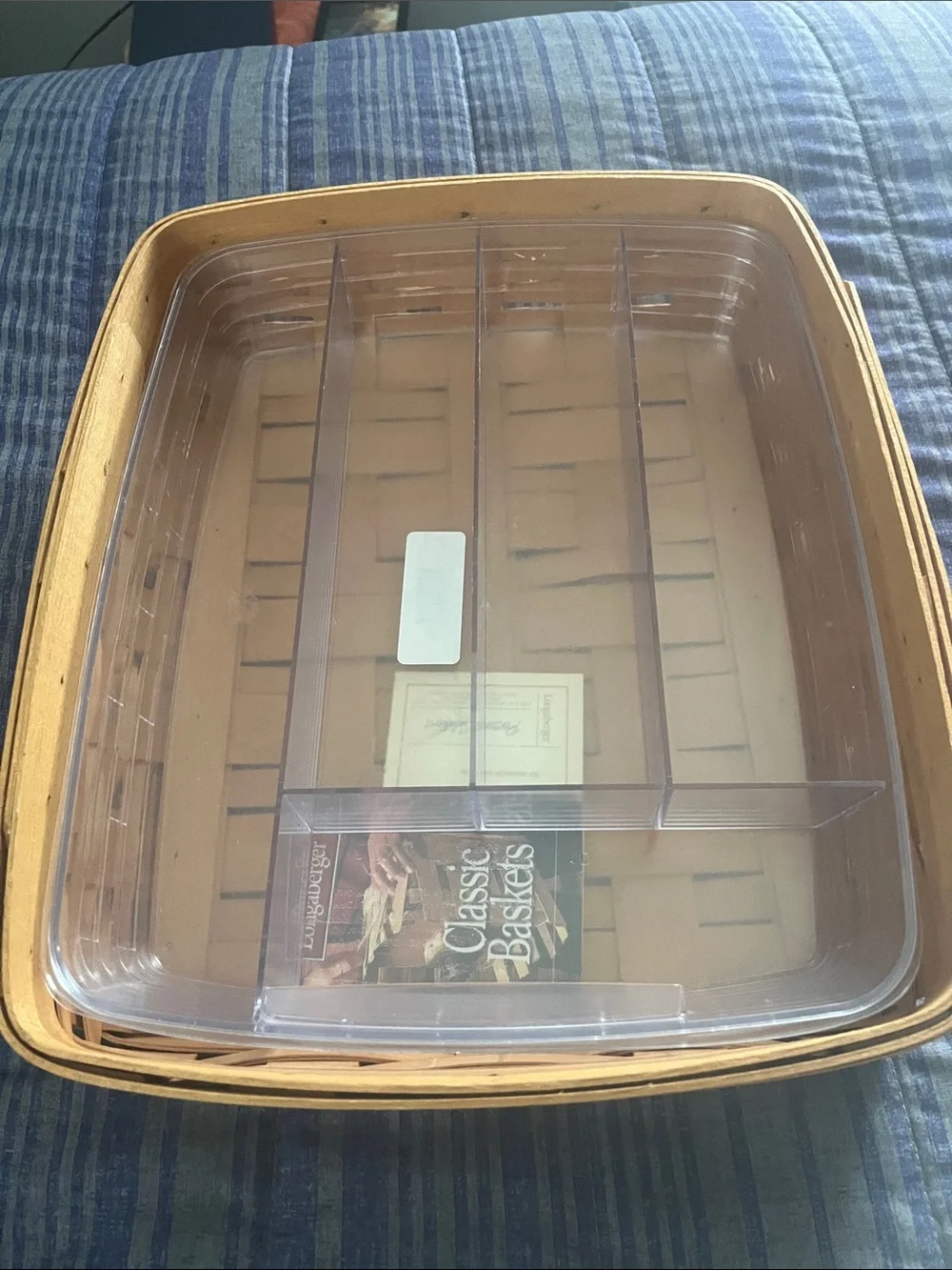 Longaberger woven storage